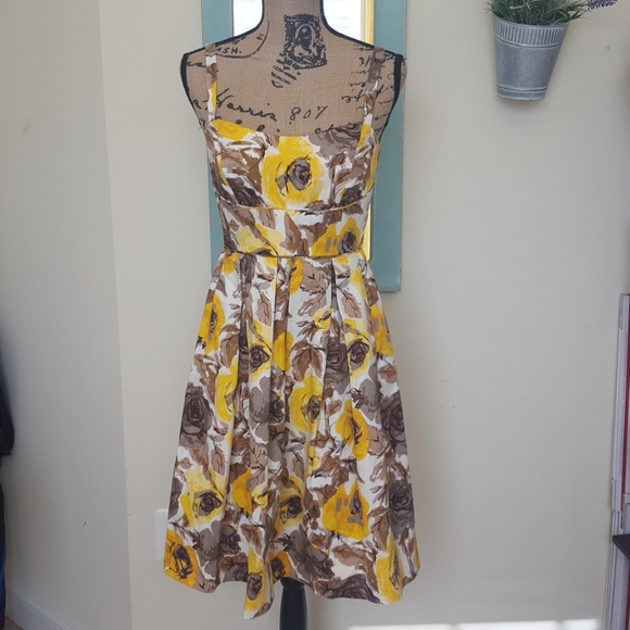 maggy london yellow dress